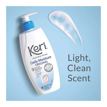 Keri Whole Body Therapy Daily Moisture Original Lotion, 15 Oz