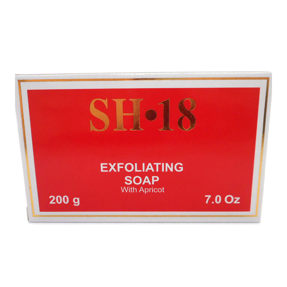 SH 18 Exfoliating Soap with Apricot, Red, 200 Gms