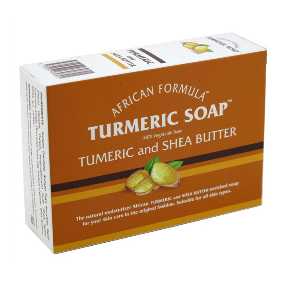 African Formula Turmeric and Shea Butter Soap for Skin Brightening 3.5Oz (100g)