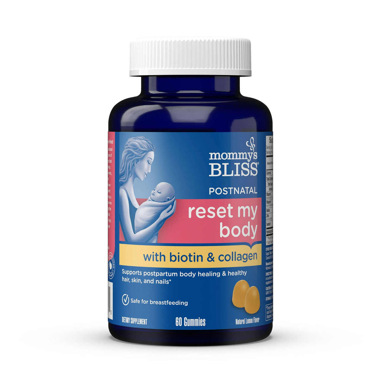Mommys Bliss Postnatal Support Reset My Body Biotin And Collagen Gummies, 60 Ct
