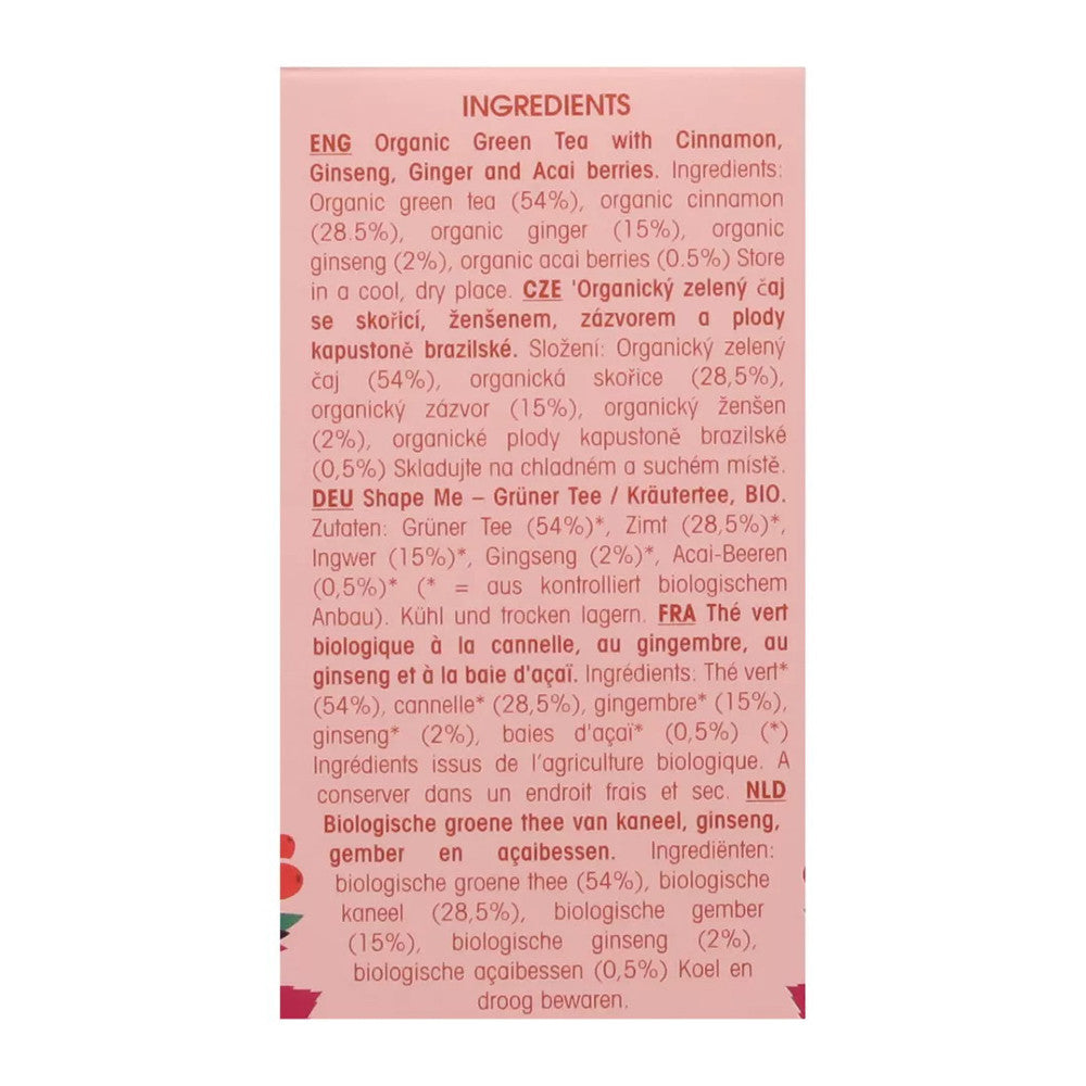 English Tea Shop Organic Shape Me Tea, 15 Ea