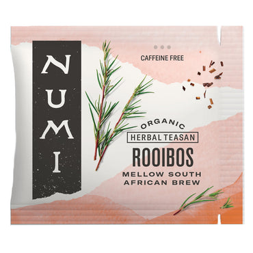 Numi Organic Red Mellow Bush Rooibos Tea, Caffeine Free - 18 Tea Bags