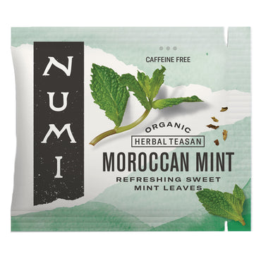 Numi Organic Herbal Tea, Moroccan Mint - 18 Tea Bags