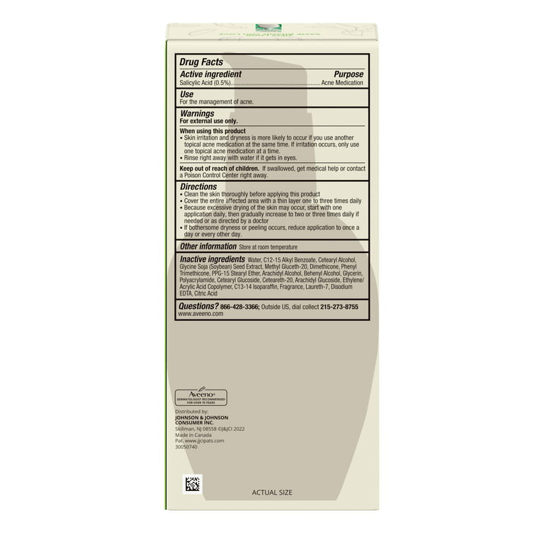 Aveeno Clear Complexion Daily Moisturizer, 4 Oz