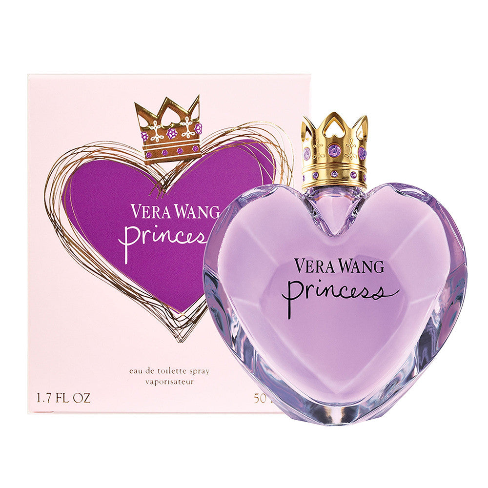 Vera Wang Princess Eau de Toilette Vaporisateur Natural Spray Perfume for Women, 1.7 Oz