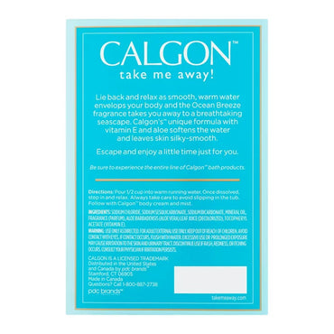 Calgon Ocean Breeze Moisturizing Bath Beads with Aloe & Vitamin E, 30 Oz