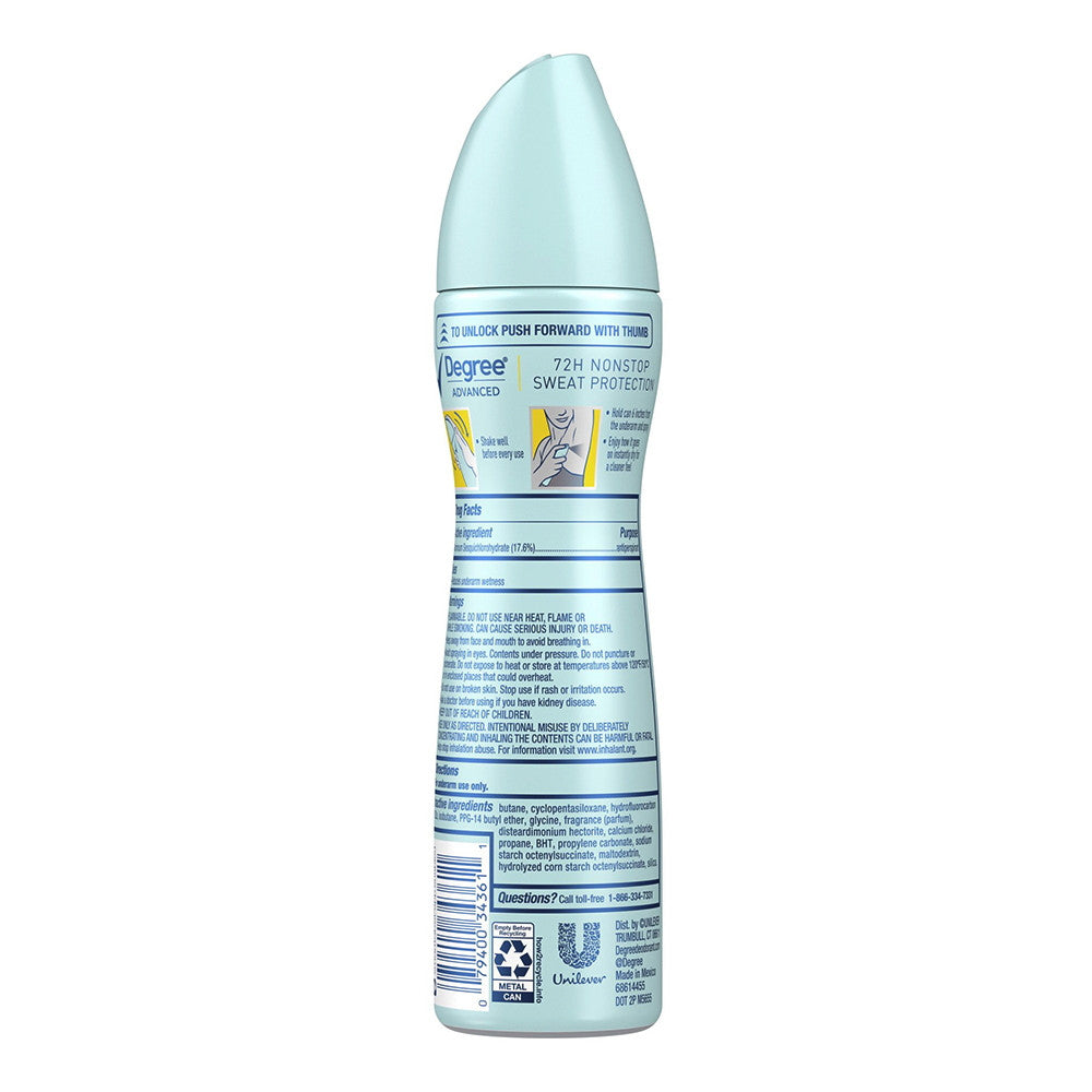 Degree Women Dry Spray Antiperspirant, Fresh Energy - 3.8 Oz