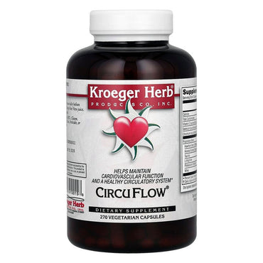 Kroeger Herbs Herbal Combinations Circuflow Capsules - 270 Ea