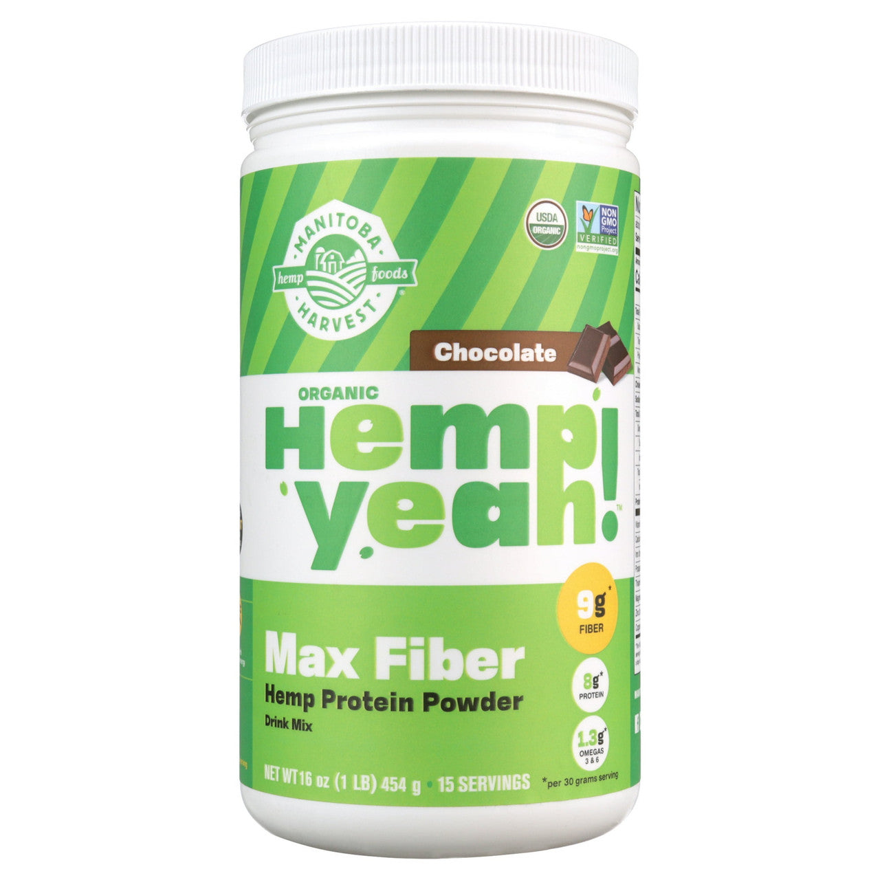 Manitoba Harvest Organic Hemp Protein Dark Chocolate, 16 Oz