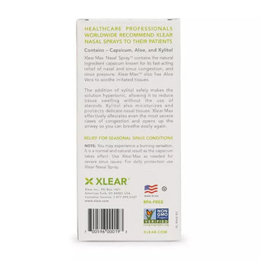 Xlear MAX Saline Nasal Spray, 1.5 Oz