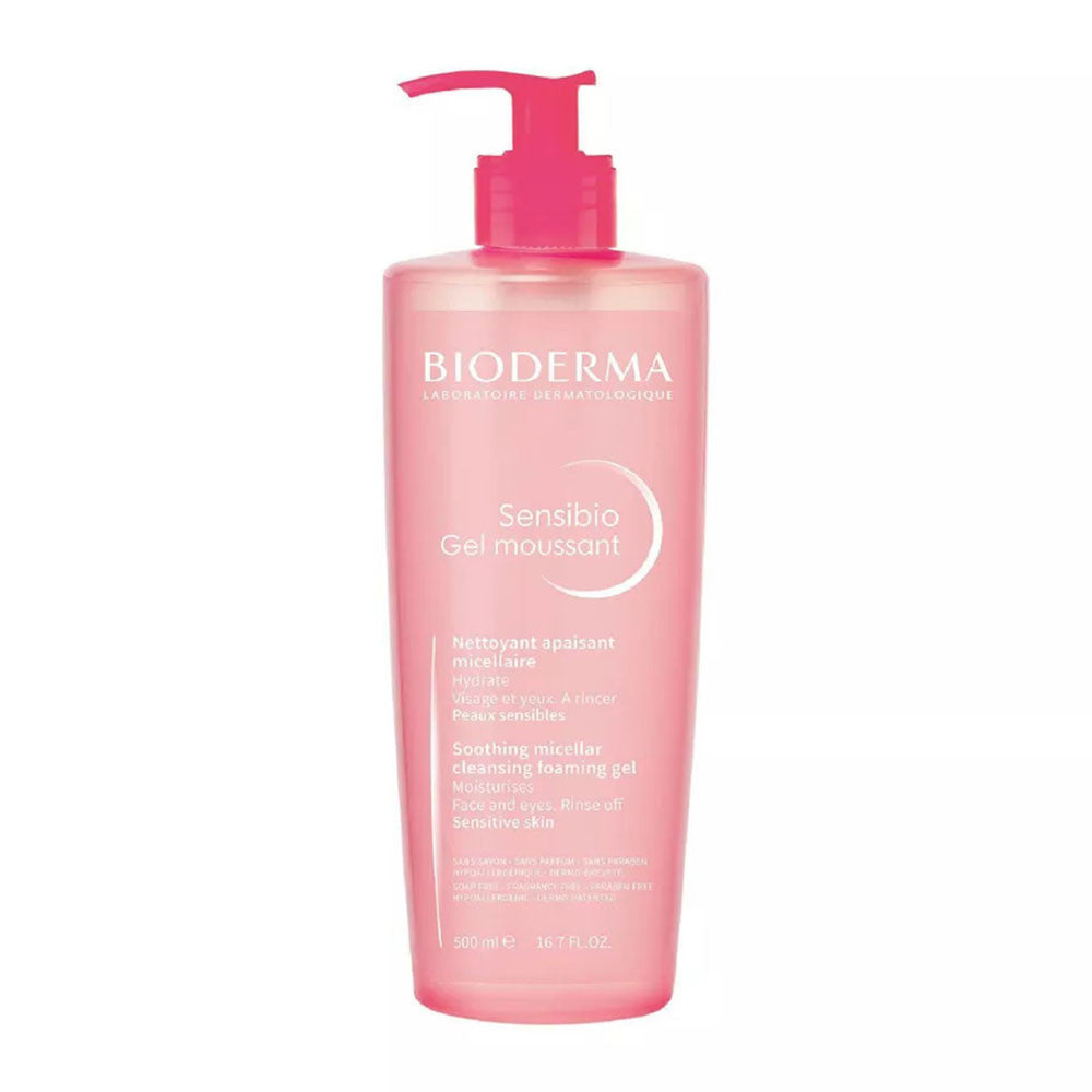 Bioderma Sensibio Foaming Gel Facial Cleanser, 16.7 Oz