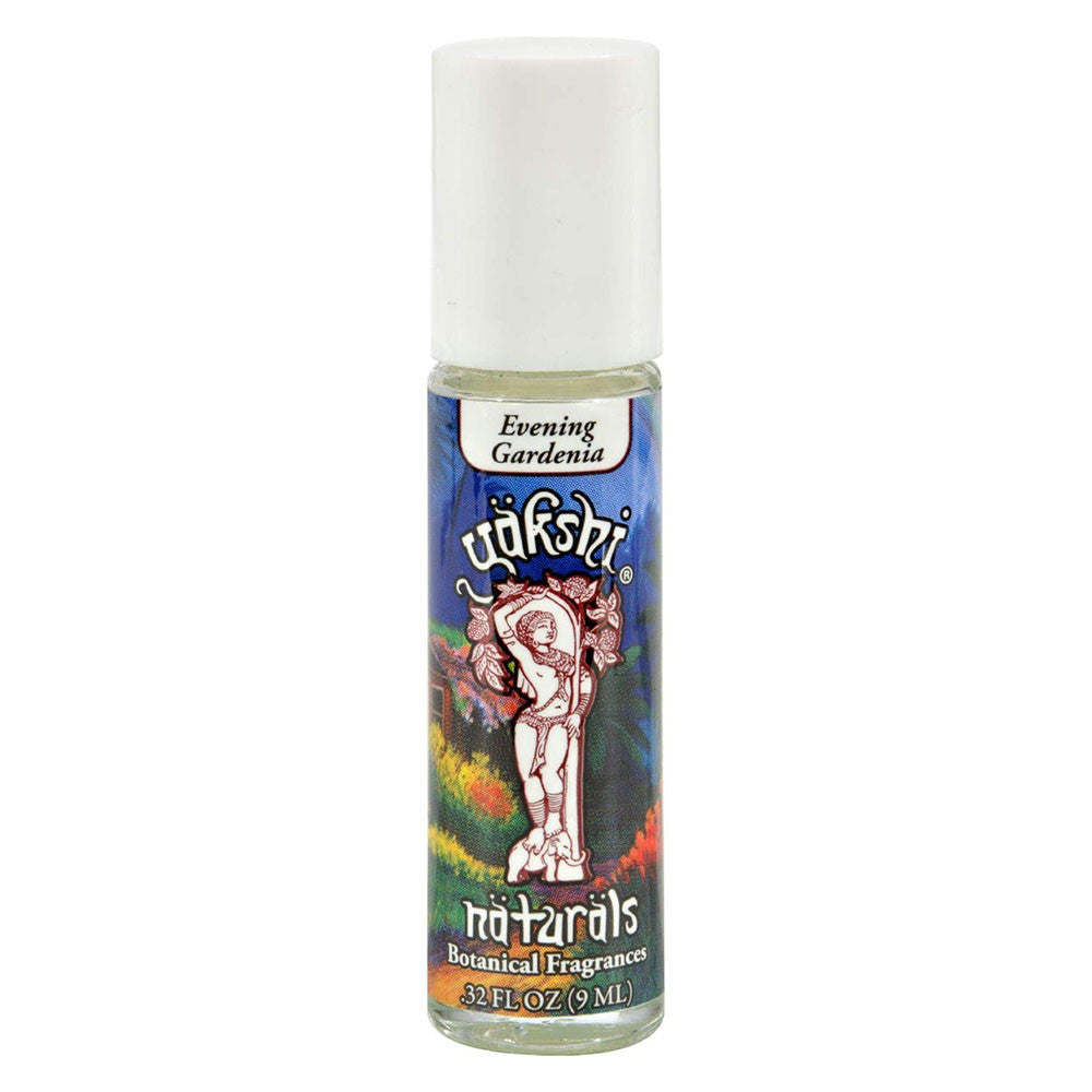 Yakshi Naturals Roll On Botanical Fragrance, Evening Gardenia, 0.32 Oz