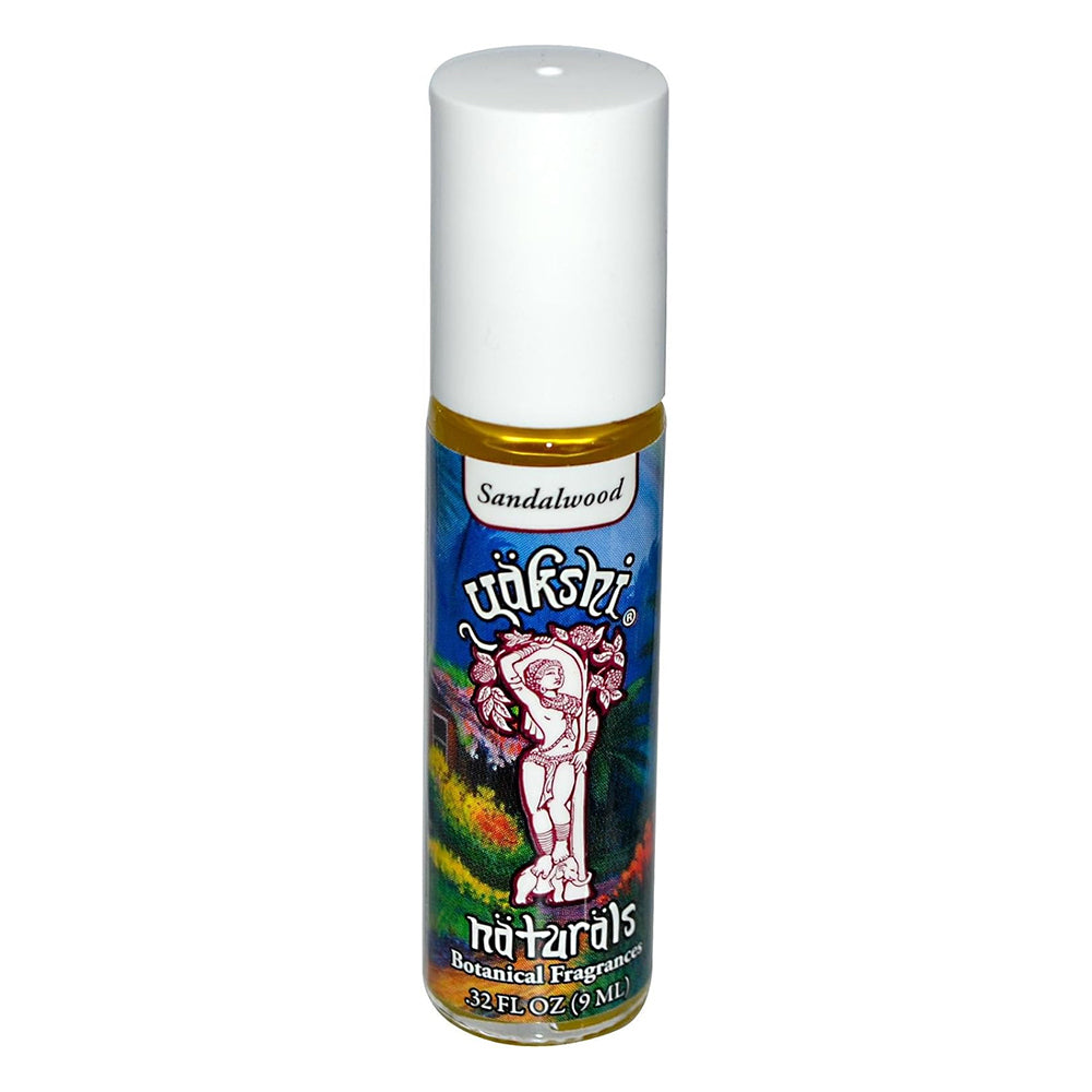 Yakshi Roll On Botanical Fragrances Sandalwood 0.33Oz