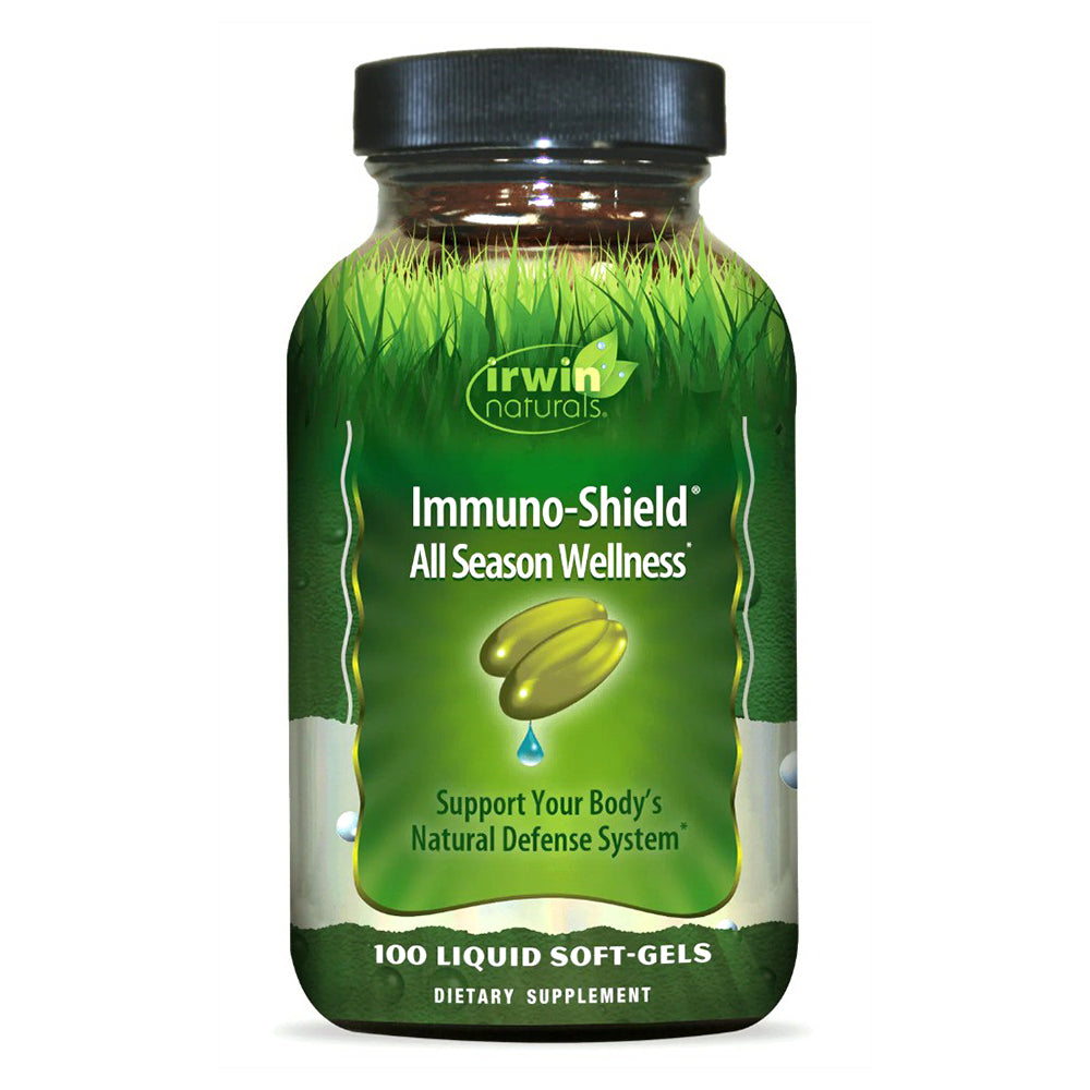Irwin Naturals Immuno Shield All Season Wellness Softgels for Immune System Support and Natural Defense 100Ea