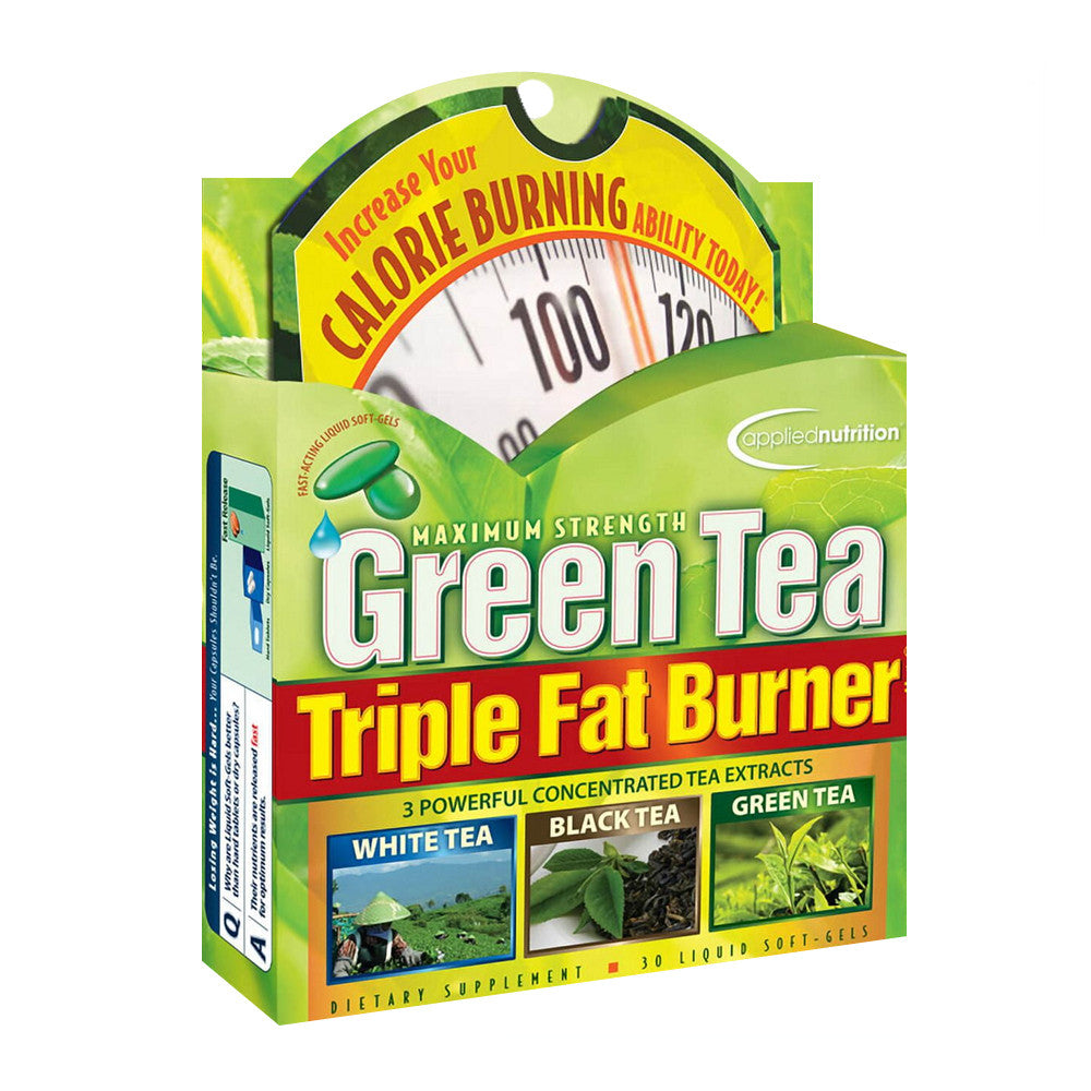 Applied Nutrition Maximum Strength Green Tea Triple Fat Burner, Liquid Soft-Gels, 30 Ea