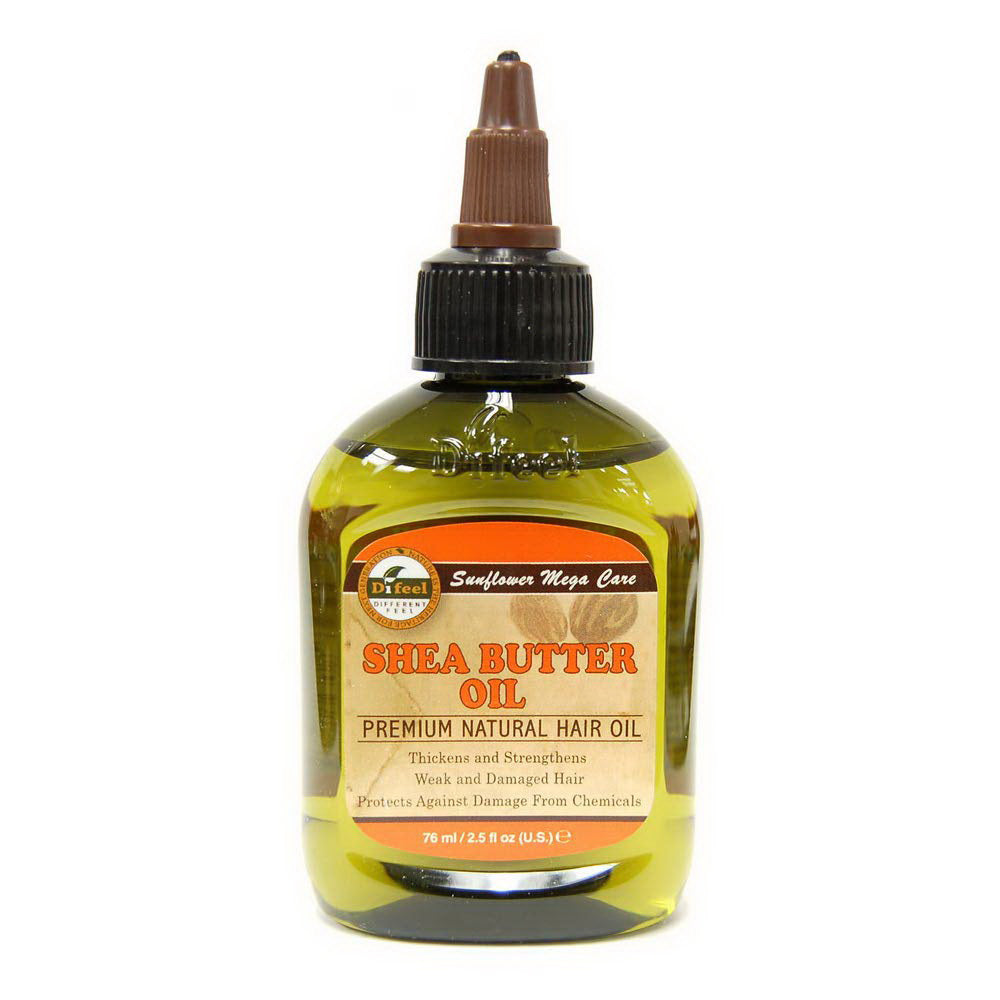 Difeel Premium Natural Hair Oil Shea Butter Premium Hair Oil 2.5Oz (75ml)