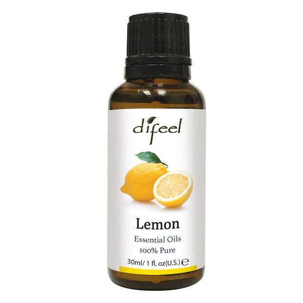 Difeel Essential Oils 100% Pure Lemon Oil perfect for Aromatherapy 1Oz (30ml)