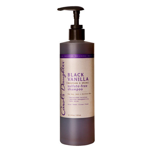 Carols Daughter Sulfate Free Black Vanilla Shampoo Moisture And Shine, 12 Oz