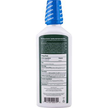 Natural Dentist Healthy Teeth Anti-Cavity Fluoride Mouth Rinse, Fresh Mint - 16 Oz