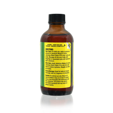 Jamaican Mango and Lime Black Rosemary Castor Oil, 4 Oz