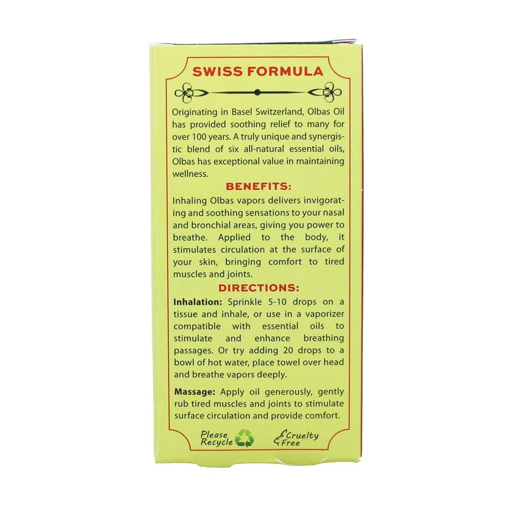 Olbas Therapeutic Aromatherapy And Massage Oil, 1.01 Oz