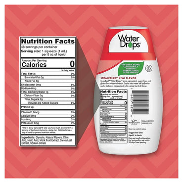 Sweet Drops Water Enhancer Sweetener, Strawberry Kiwi, 1.62 Oz
