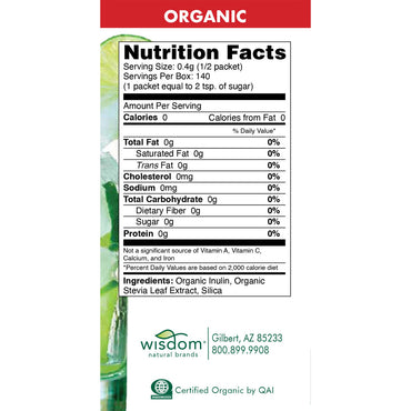 SweetLeaf Organic Stevia Sweetener Packets, 70 Ea, 2 Oz