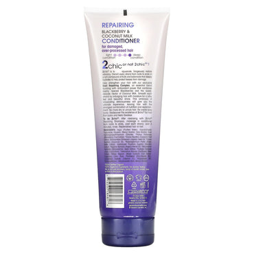 Giovanni 2Chic Ultra Repair Conditioner Blackberry and Coconut Milk, 8.5 Oz