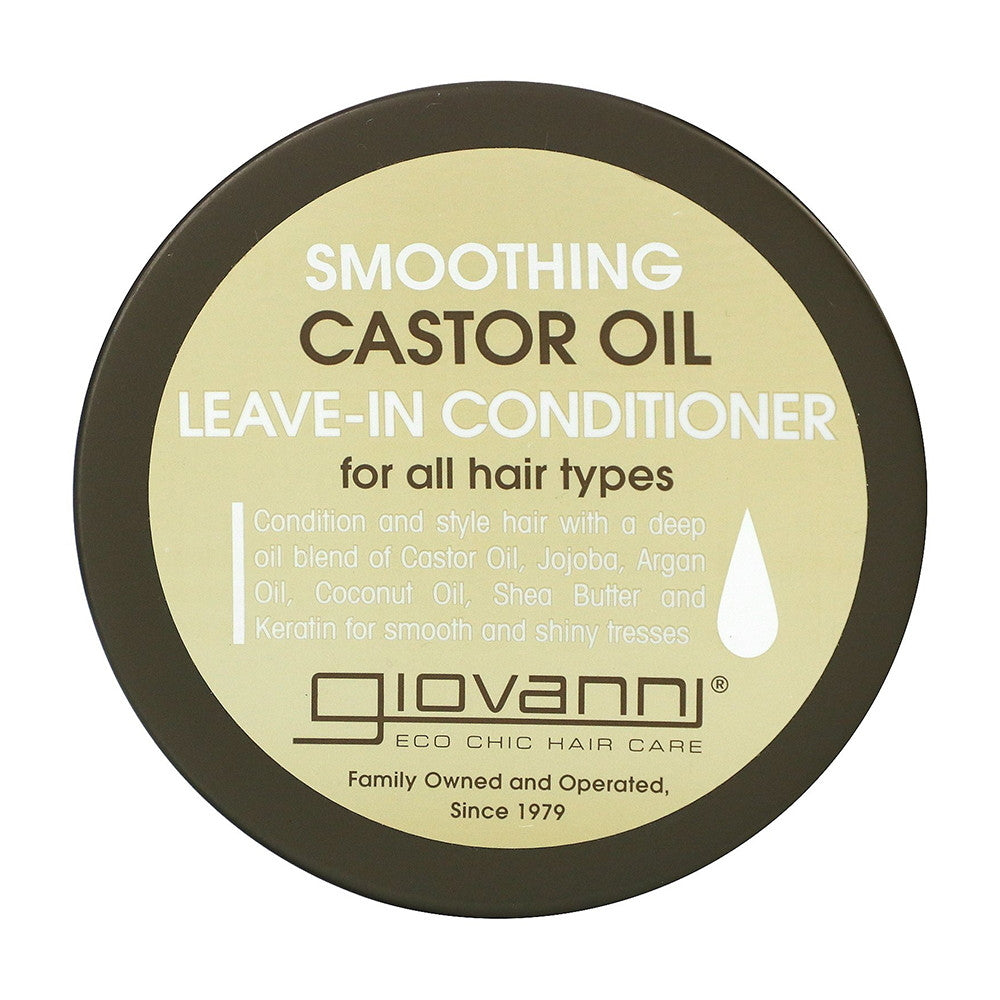 Giovanni Smoothing Castor Oil Leave In Conditioner, 11.5 Oz
