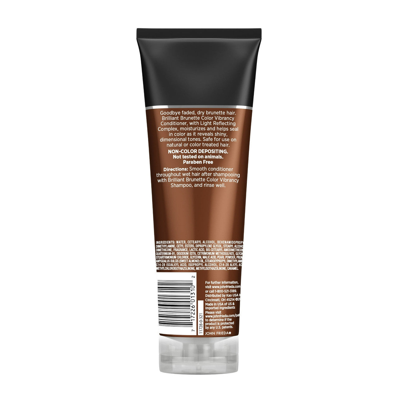 John Frieda Brillant Brunette Light Reflecting Moisturizing Conditioner, Chestnut To Espresso - 8.45 Oz