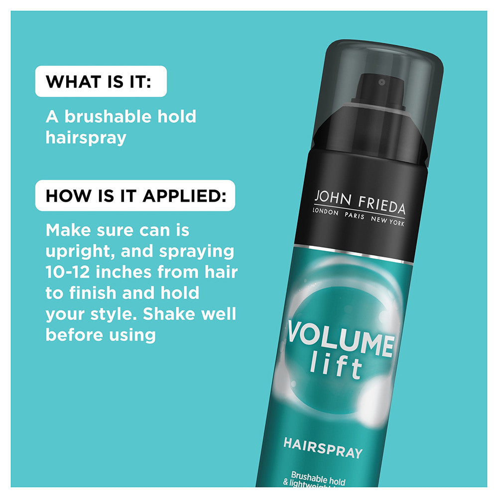 John Frieda Luxurious Volume Forever Full Hairspray, 10 Oz