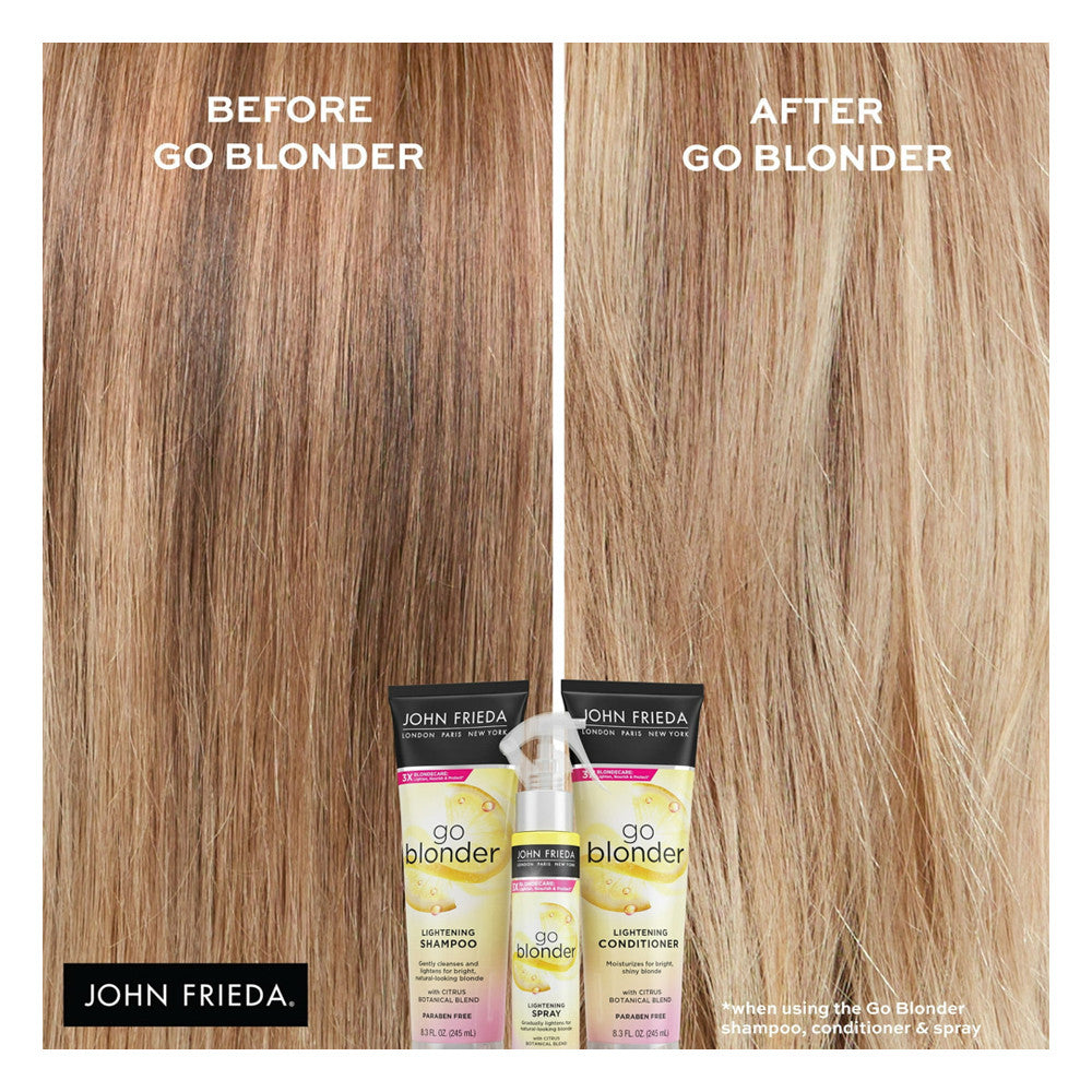 John Frieda Sheer Blonde Go Blonder Lightening Hair Conditioner, 8.3 Oz