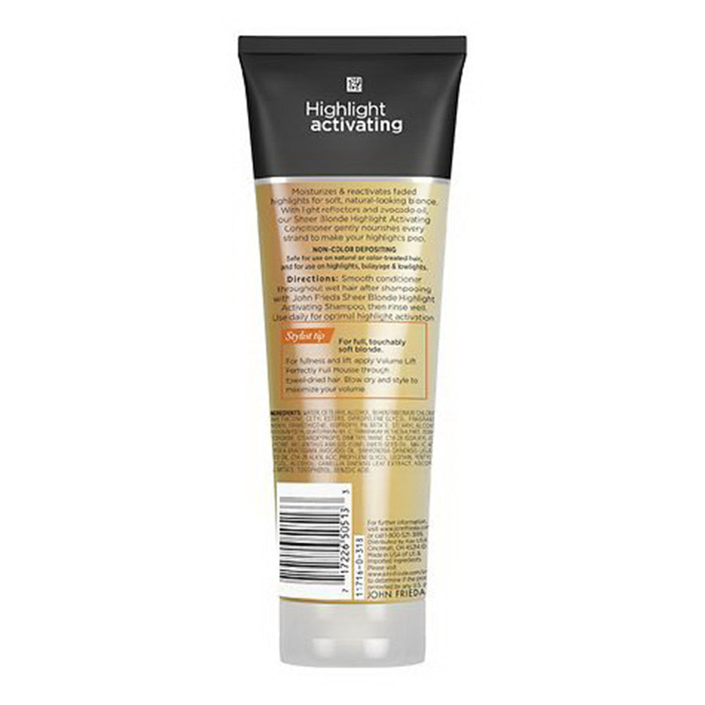 John Frieda Sheer Blonde Glistering Perfect Conditioner Platinum To Champagne - 8.45 Oz