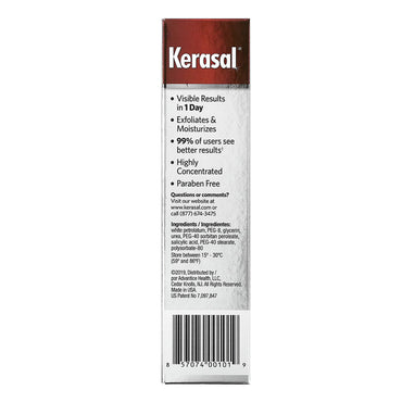 Kerasal Foot Exfoliating Moisturizer With Salicylic Acid And Urea, 1 Oz