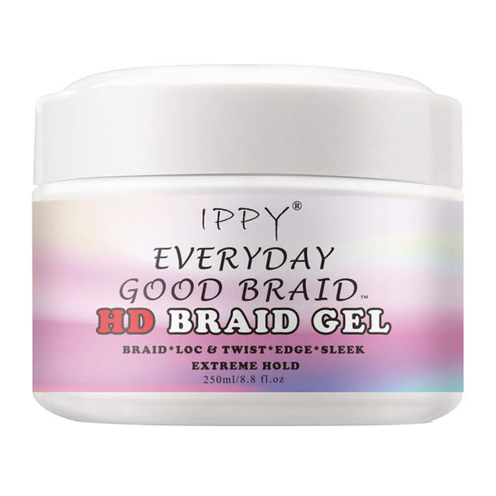 Ippy Everyday Good Braid HD Braid Gel Extreme Hold Helps Smooths and Tames Frizz 8.8Oz (250ml)