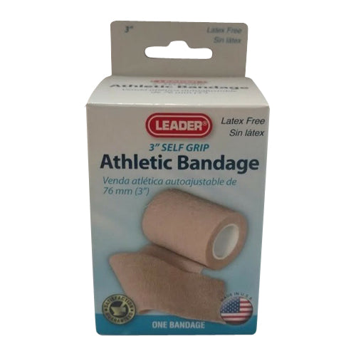 Leader Athletic Bandage 3 inch Self Grip, 1 Ea