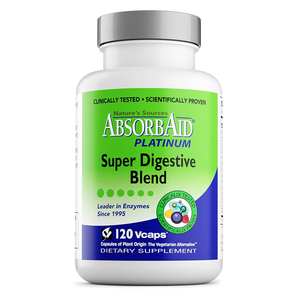 Absorbaid Platinum Super Digestive Blend Veg Capsules 120Ea