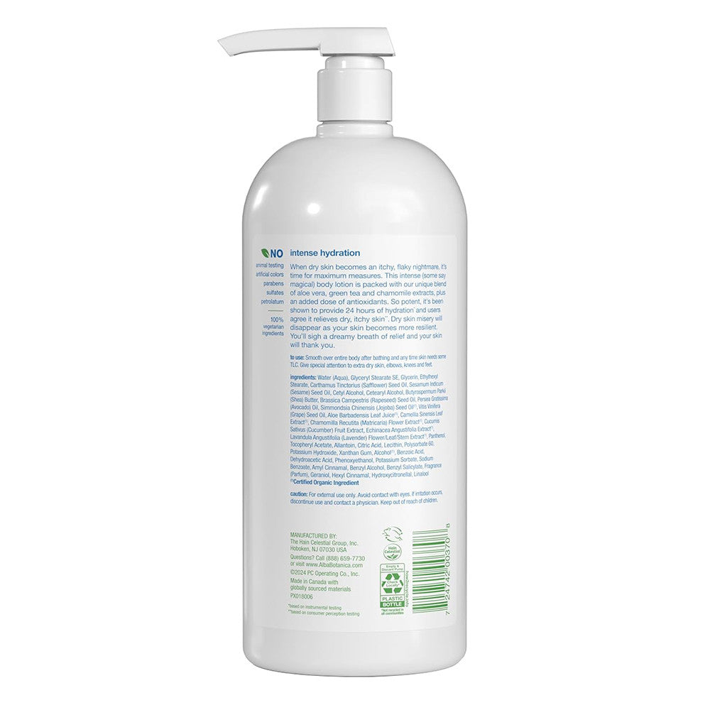 Alba Botanica Daily Moisturizing Body Lotion, Dry Skin Formula, 32 Oz