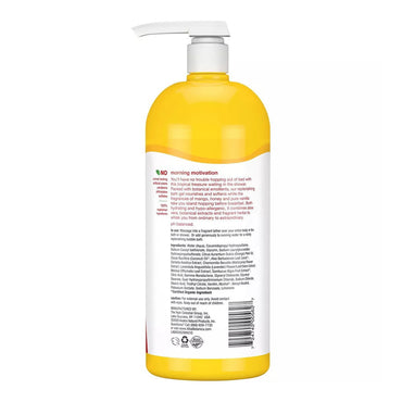 Alba Botanica Very Emollient Honey Mango Bath And Shower Gel, 32 Oz