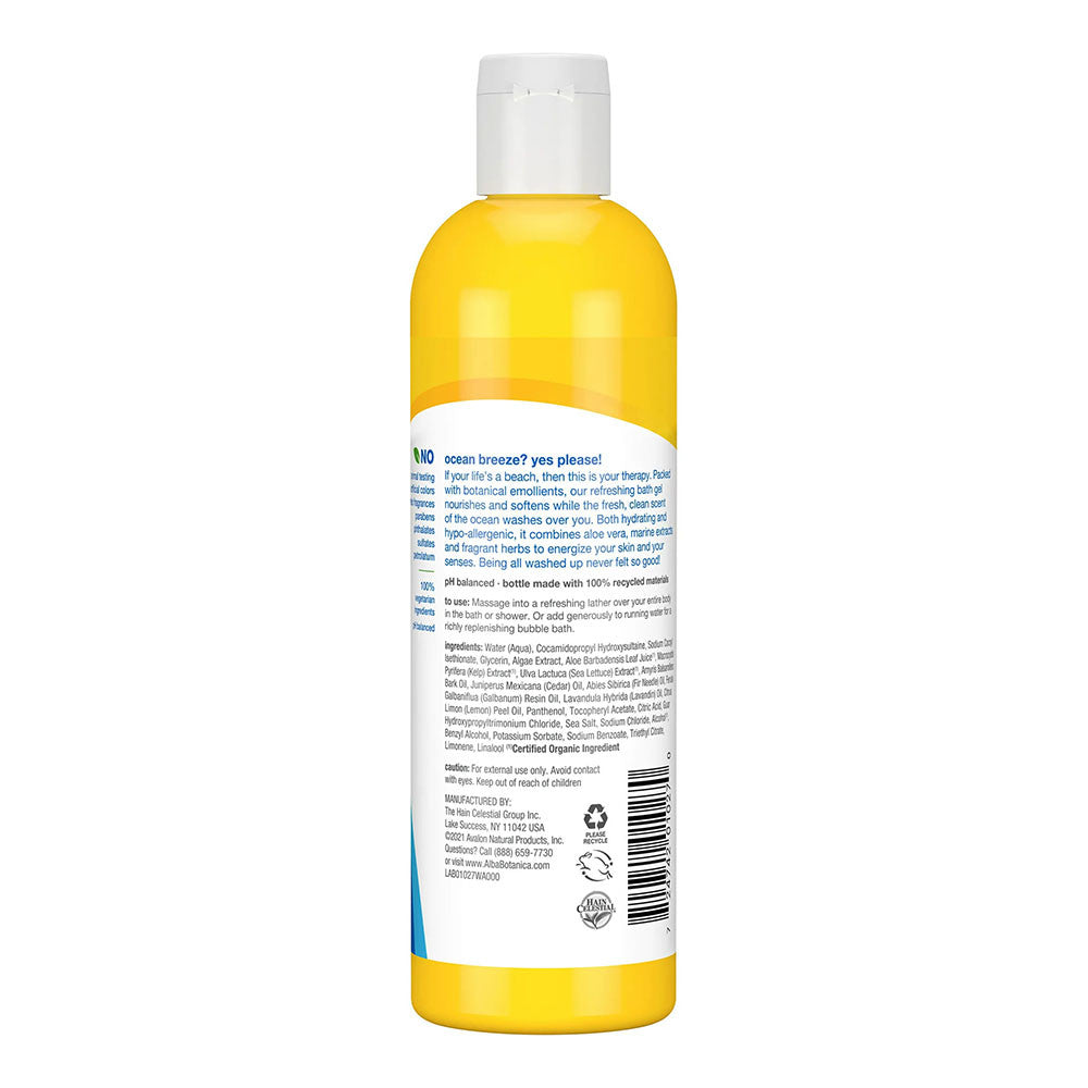Alba Botanica Ocean Surf Very Emollient Body Wash, 12 Oz