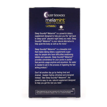 Windmill Vitamins Sleep Soundly Melamint With Probiotics Chewable Mints, 30 Ea