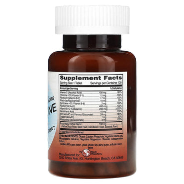 World Oraganic Ferro Tone, 100 Ea