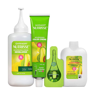 Garnier Nutrisse Permanent Creme Haircolor #50 Medium Natural Brown, 1 Ea