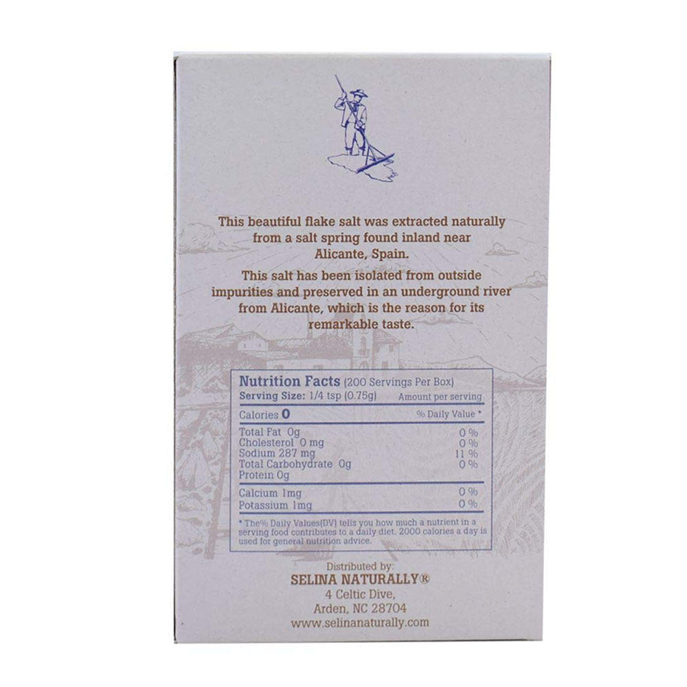Selina Naturally Celtic Sea Salt, Smoked Flake Salt, 5.3 Oz