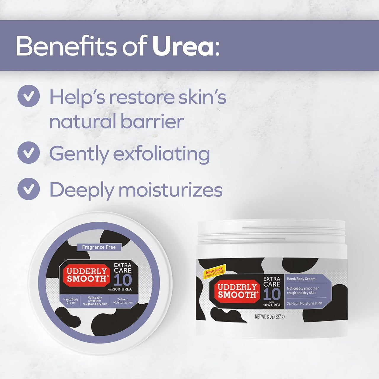Udderly Smooth Extra Care Cream, Unscented, 8 Oz
