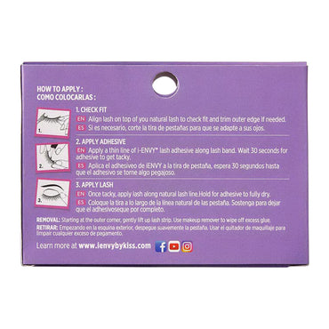 Kiss I Envy So Wispy 02 Lashes, 1 pack