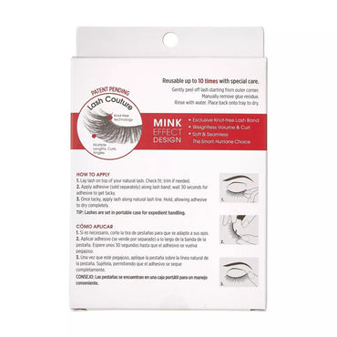 Kiss Lash Couture Faux Mink Little Black Dress, 4 pair