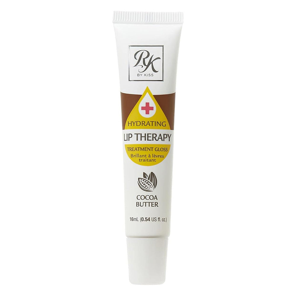 Kiss Ruby Kisses Hydrating Lip Therapy Cocoa Butter for Moisturizing Healing and Protecting Dry Lips 0.54Oz (16ml), Pack of 48