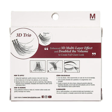 Kiss I Envy 3D Trio Classic Long Length Lash, 1 Ea