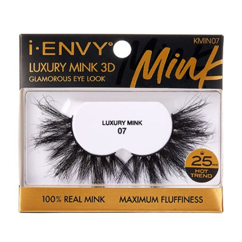 Kiss I Envy Luxury Mink 3D 07 Eye Lashes, 1 Ea
